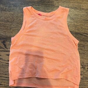 Lululemon orange loose tank top